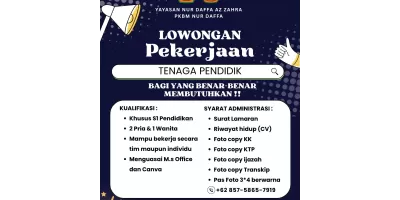 Info Lowongan Pekerjaan